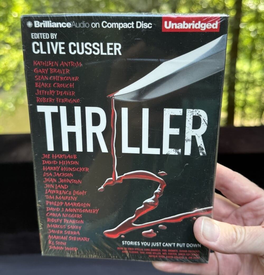 Thriller 2: Stories You Just Cant Put Down Audio CD Clive Cussler Sealed New B3
